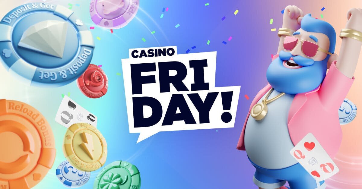 premium Fridayroll Casino bónus de correspondência banner promocional